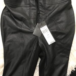 BCBG leather leggings